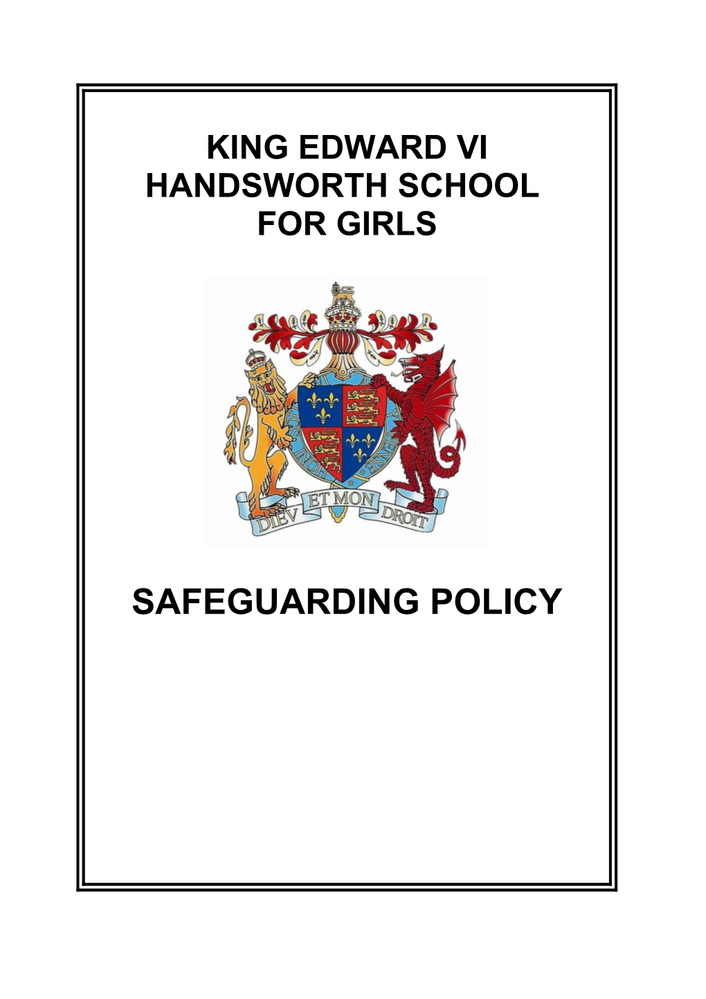 King Edward Vi Handsworth School for Girls