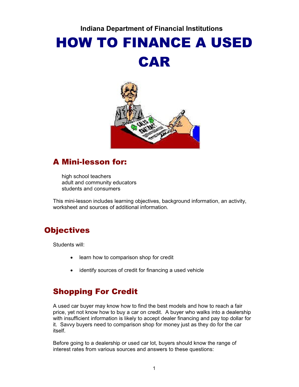 How to Finance a Used Car