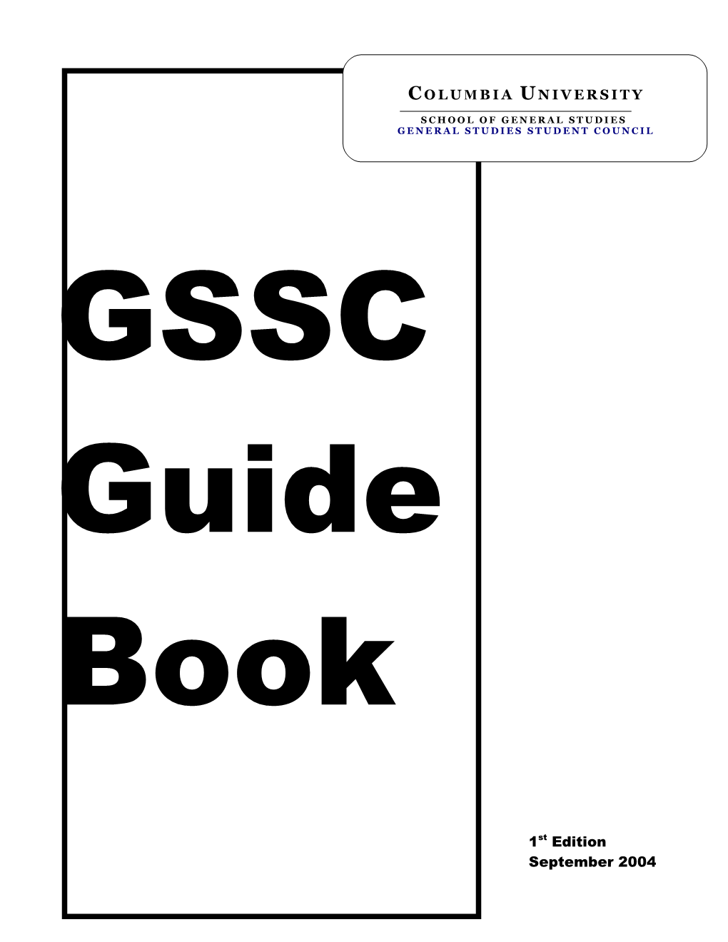 GSSC Guide Book