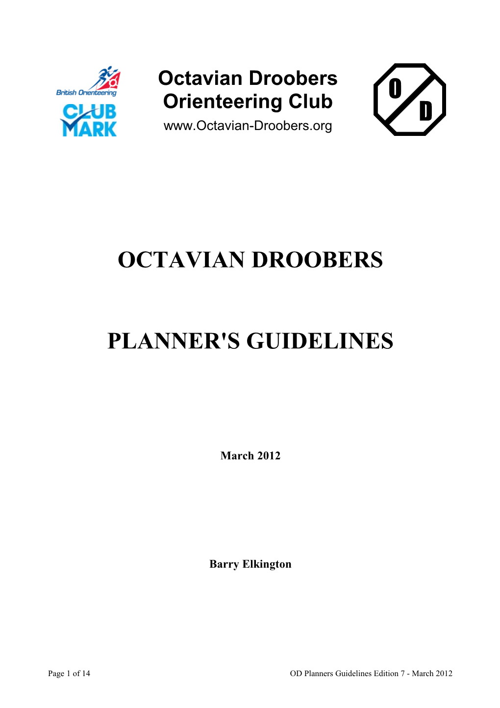 Planner's Guidelines
