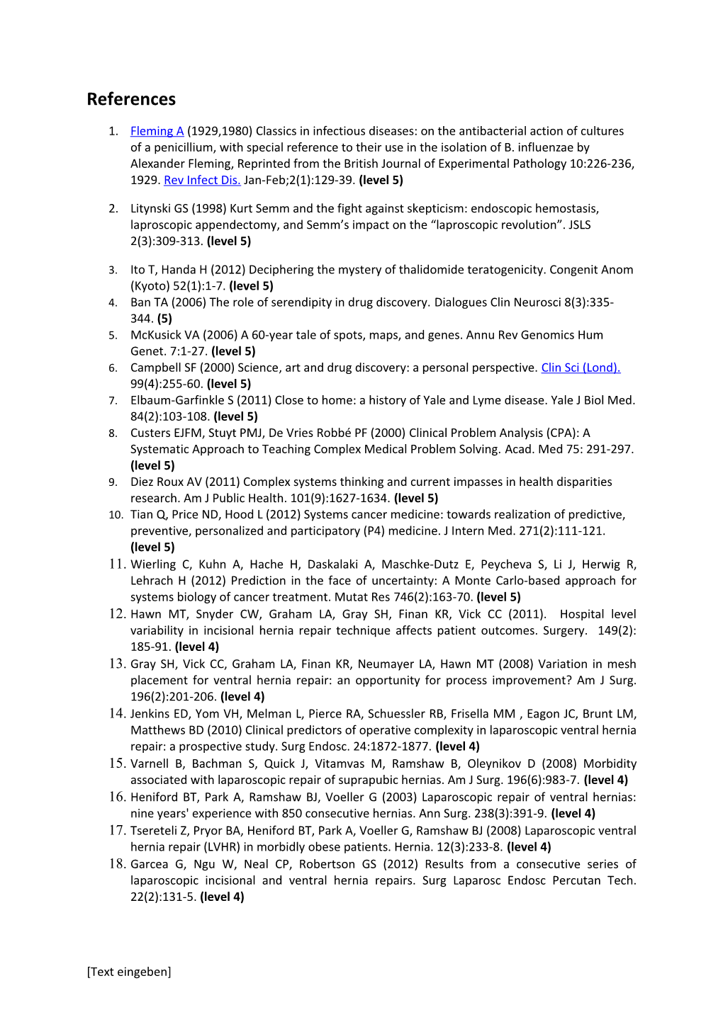 Ban TA (2006) the Role of Serendipity in Drug Discovery. Dialogues Clin Neurosci 8(3):335-344