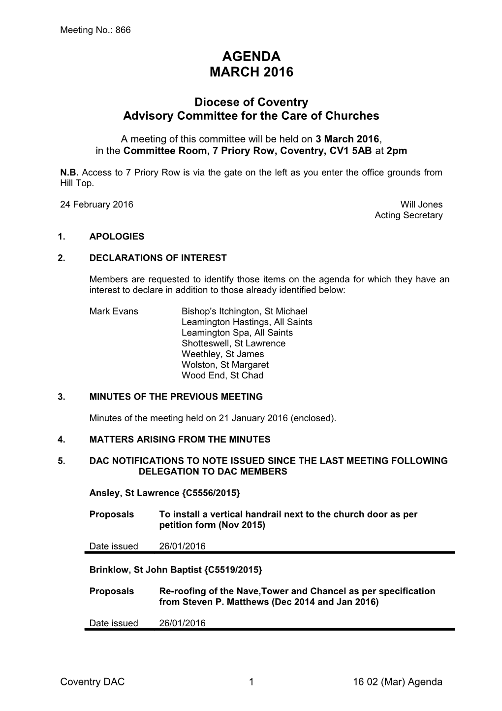 Advisory Committee for the Care of Churches
