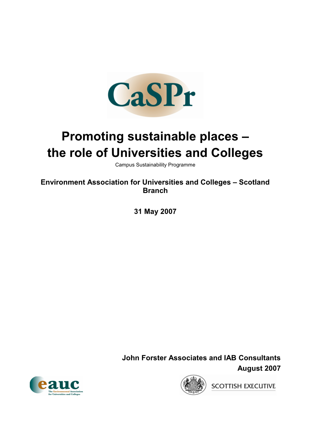 The Role of Universities and Colleges