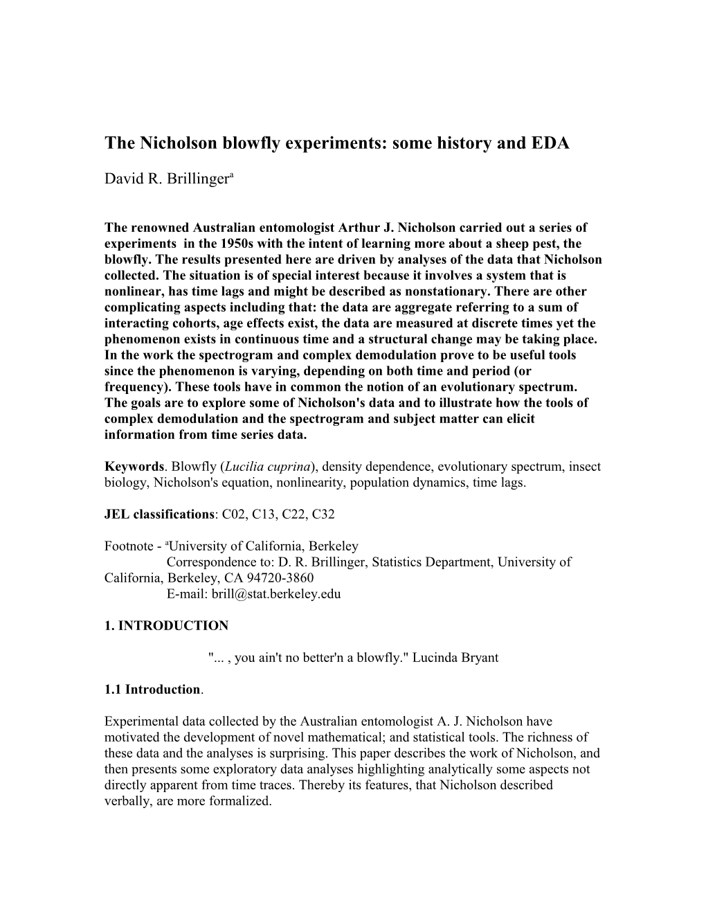 Some Newly Discovered Nicholson Blowfly Experiments Data Sets