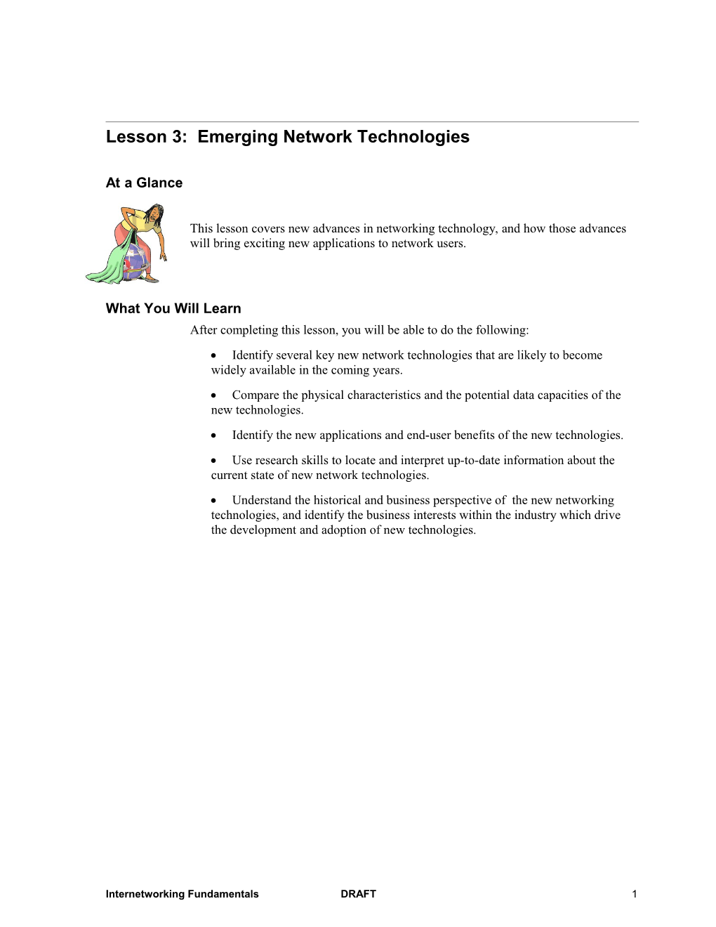 Lesson 3: Emerging Network Technologies