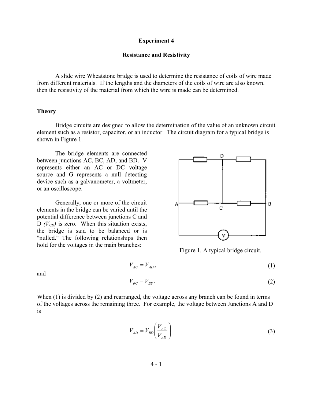 Resistance and Resistivity