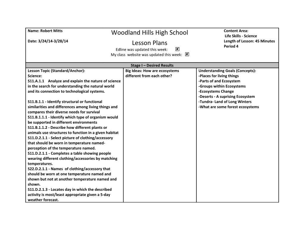 SWBAT Use Sketches, Diagrams, and Models to Understand Scientific Ideas