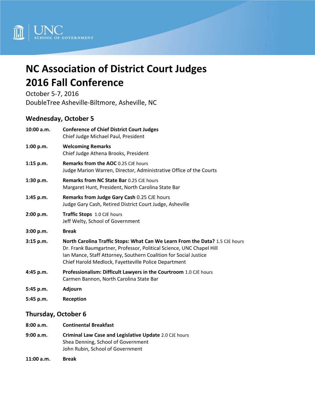 NC Association of District Court Judges