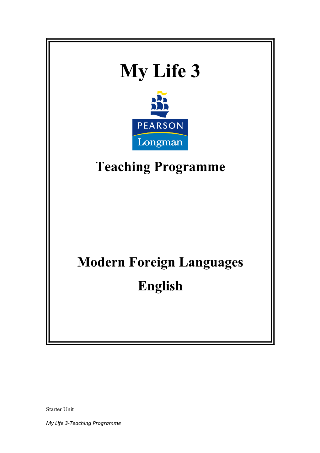 Teaching Programme