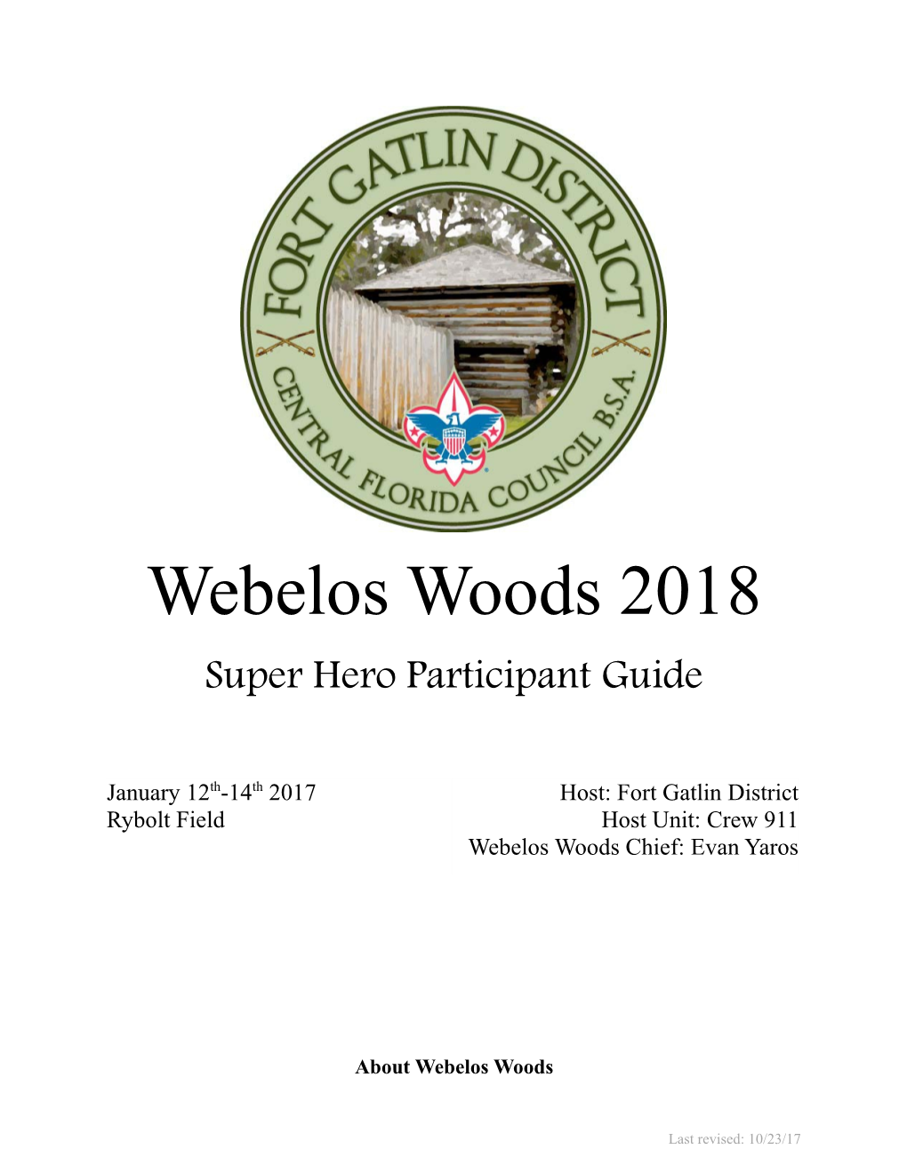 Super Hero Participant Guide