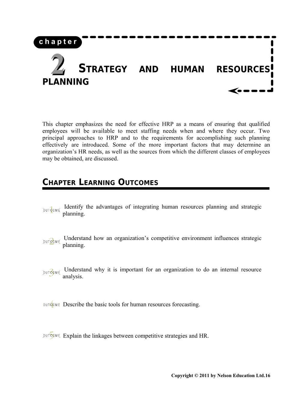 Chapter 4 Human Resources Planning and Recruitment