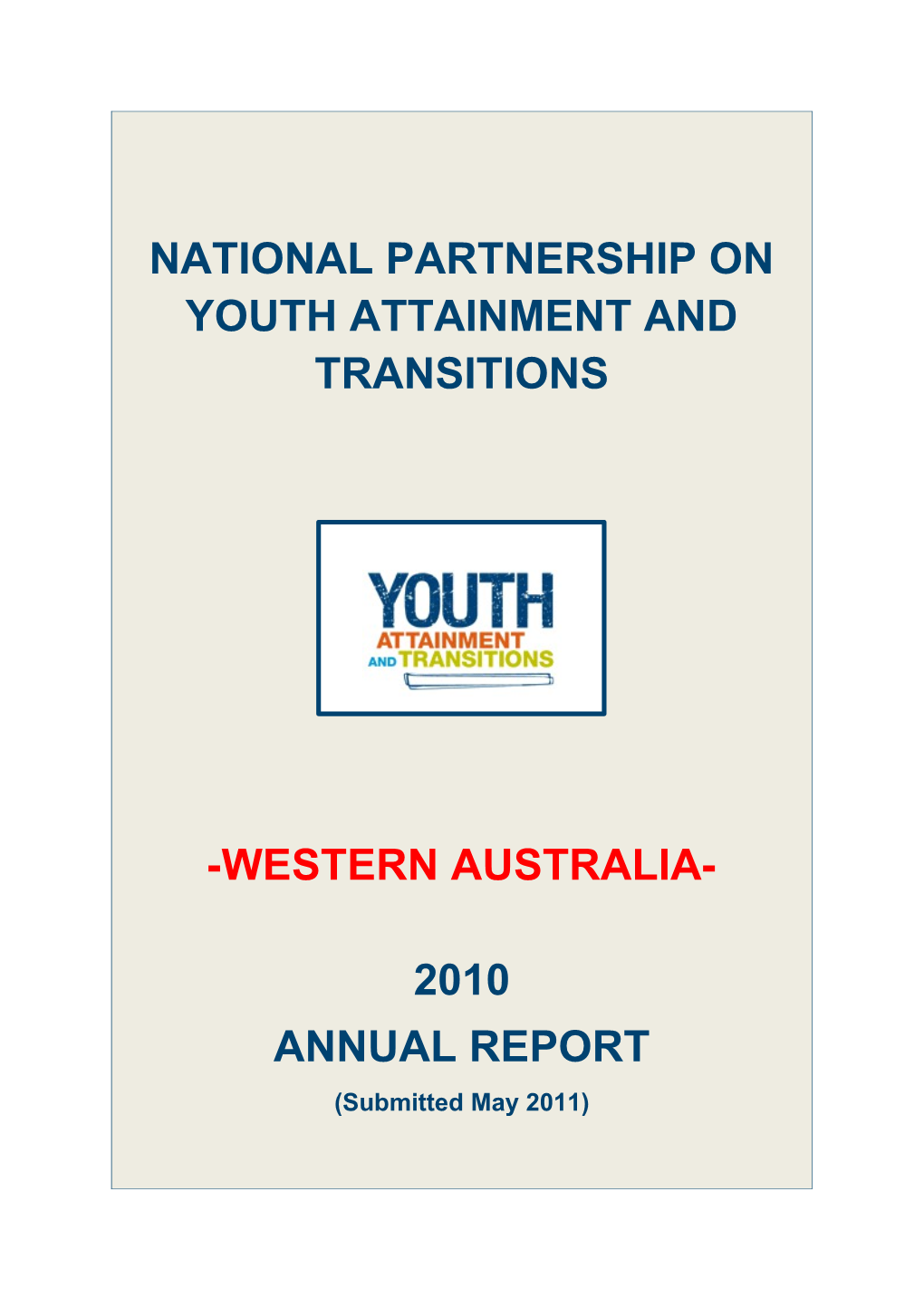 WA State Reforms in Partnership with the Commonwealth Program Alignment