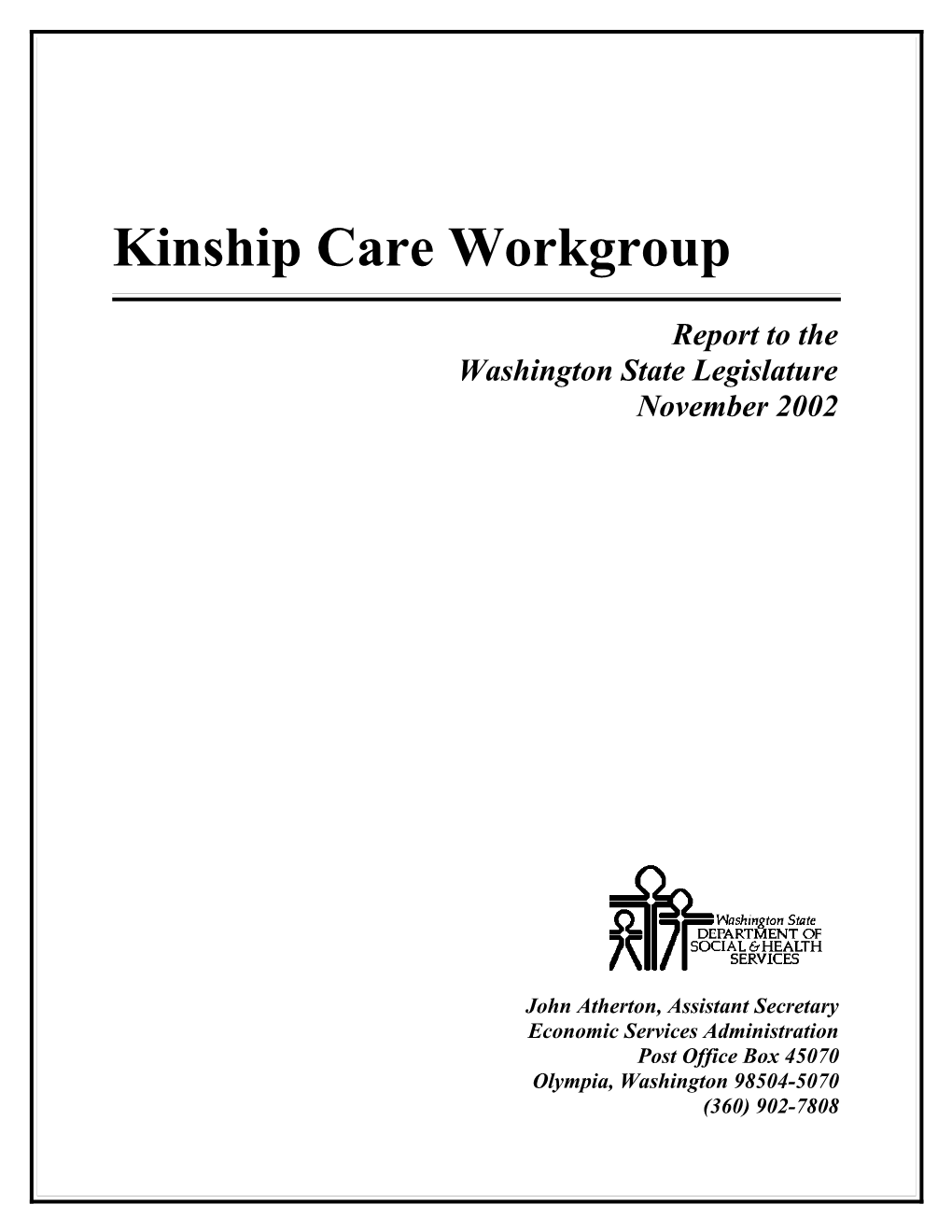 Kinship Care Workgroup