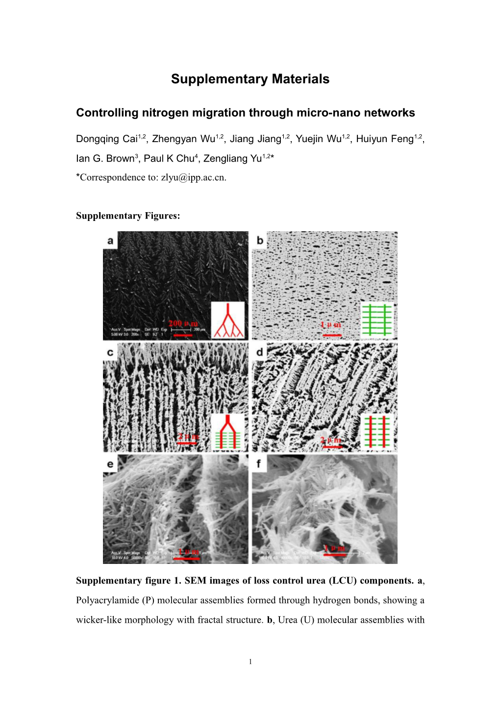 Controlling Nitrogen Migration Through Micro-Nano Networks