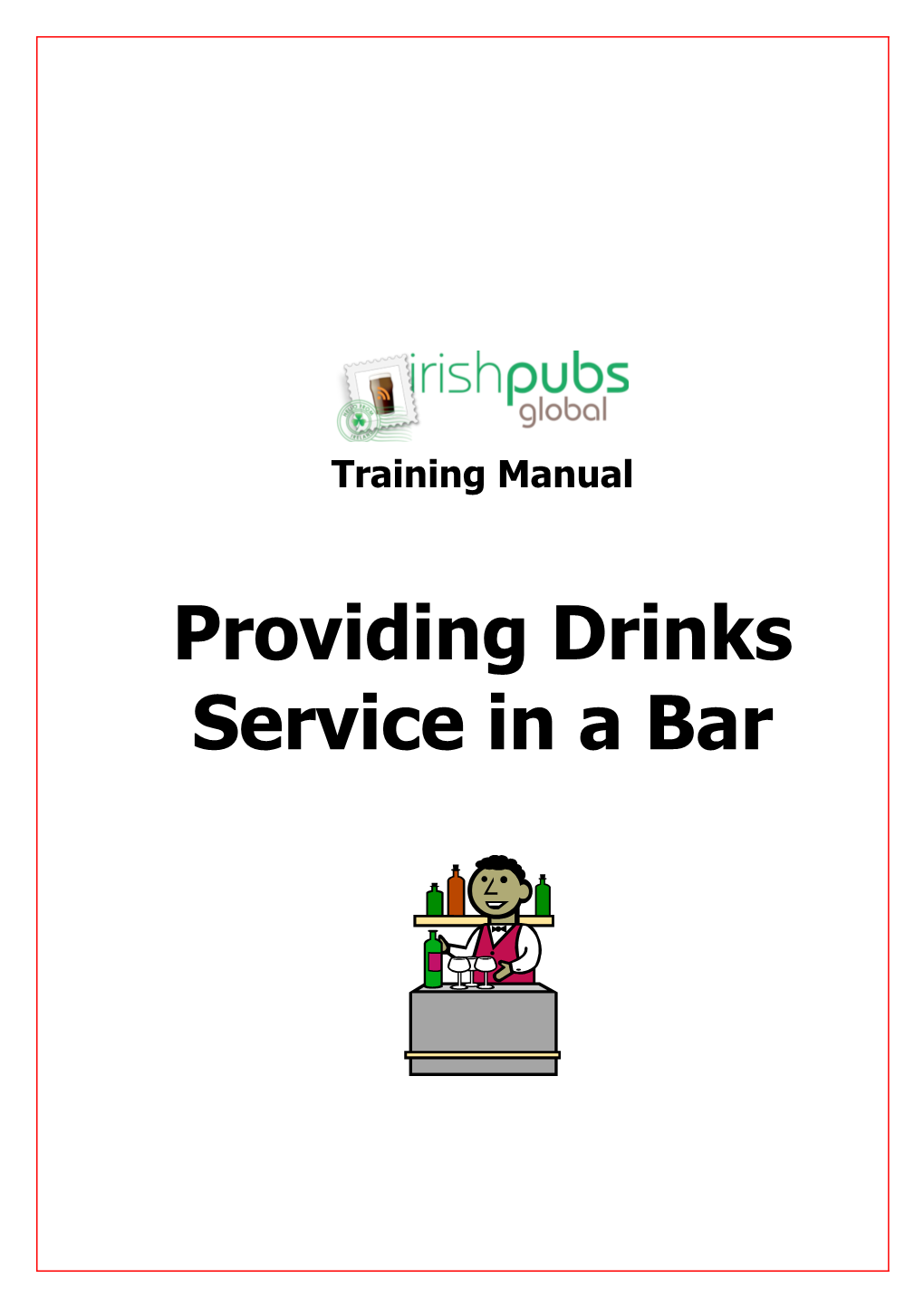Providing Drinks Service in a Bar