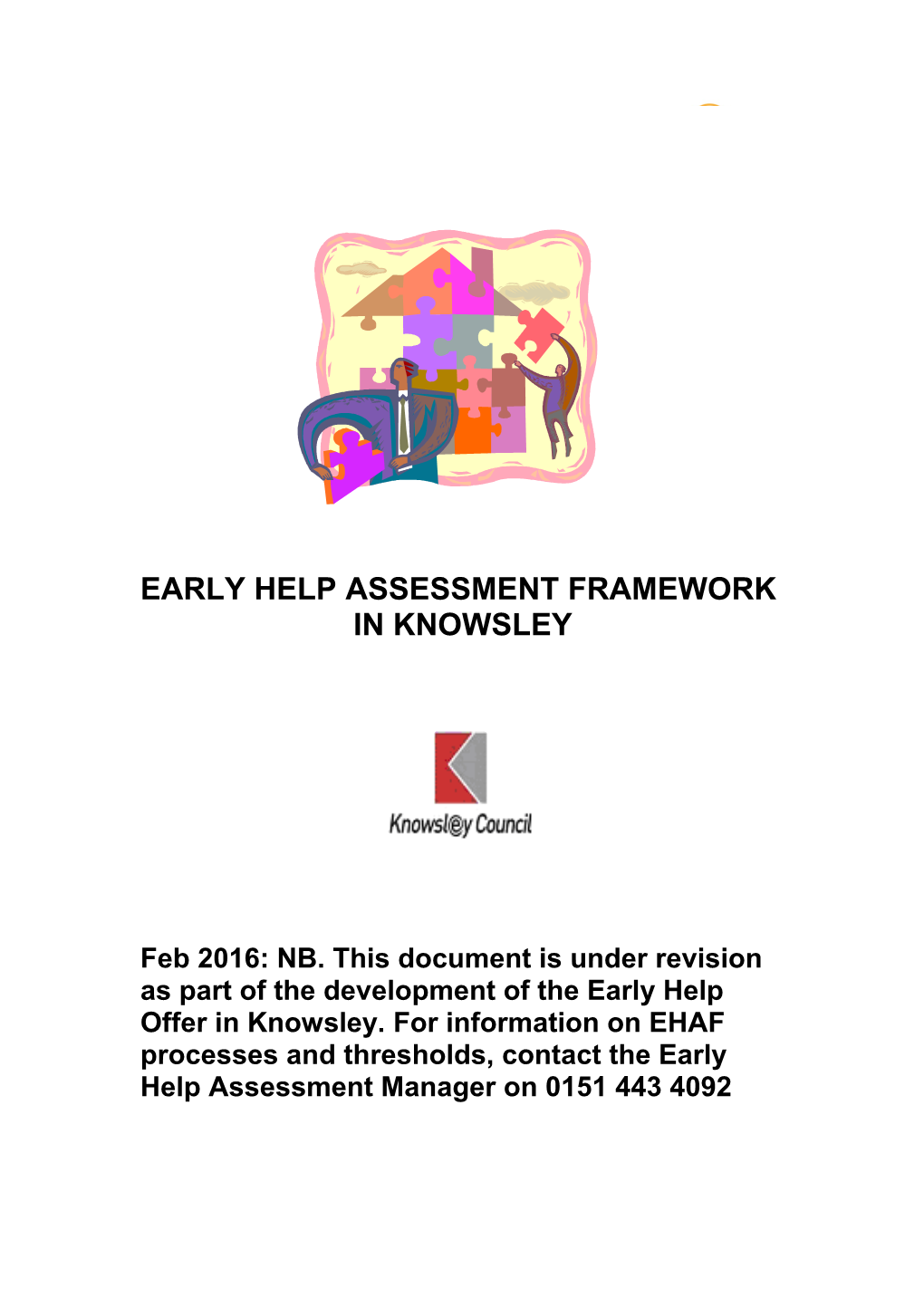 Family Support Model in Knowsley