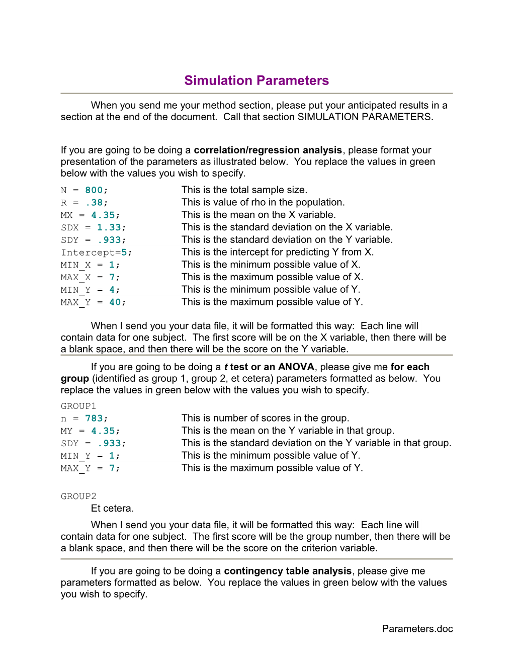 When You Send Me Your Method Section, Please Put Your Anticipated Results in a Section