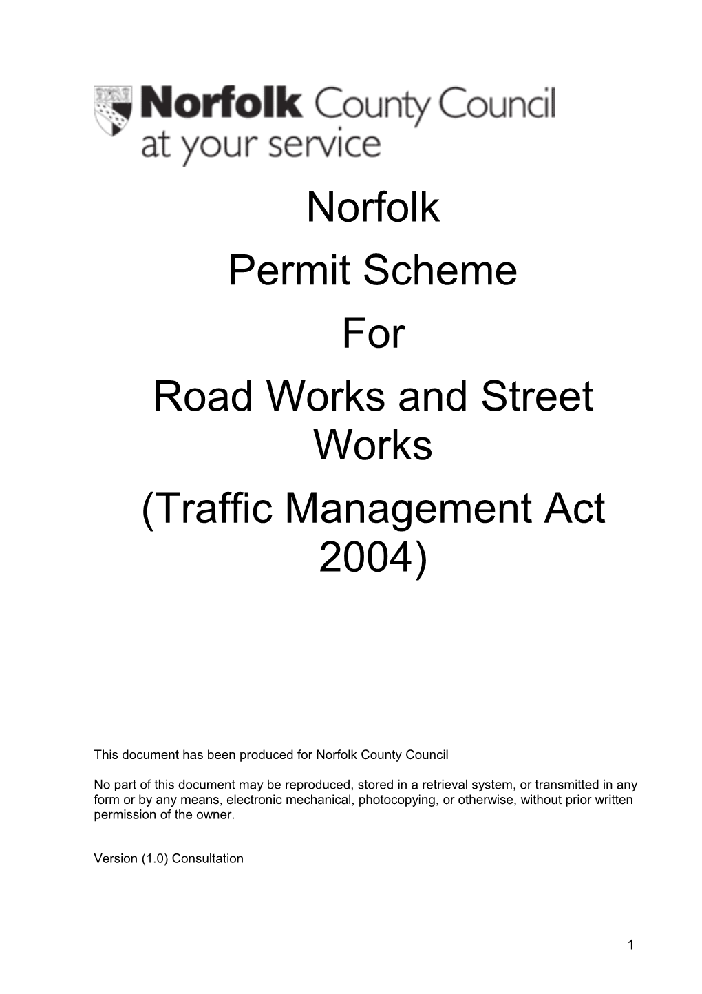 A Best Practice Guide Will Beco-Produced Bynorfolk County Council, Utilityprovidersand