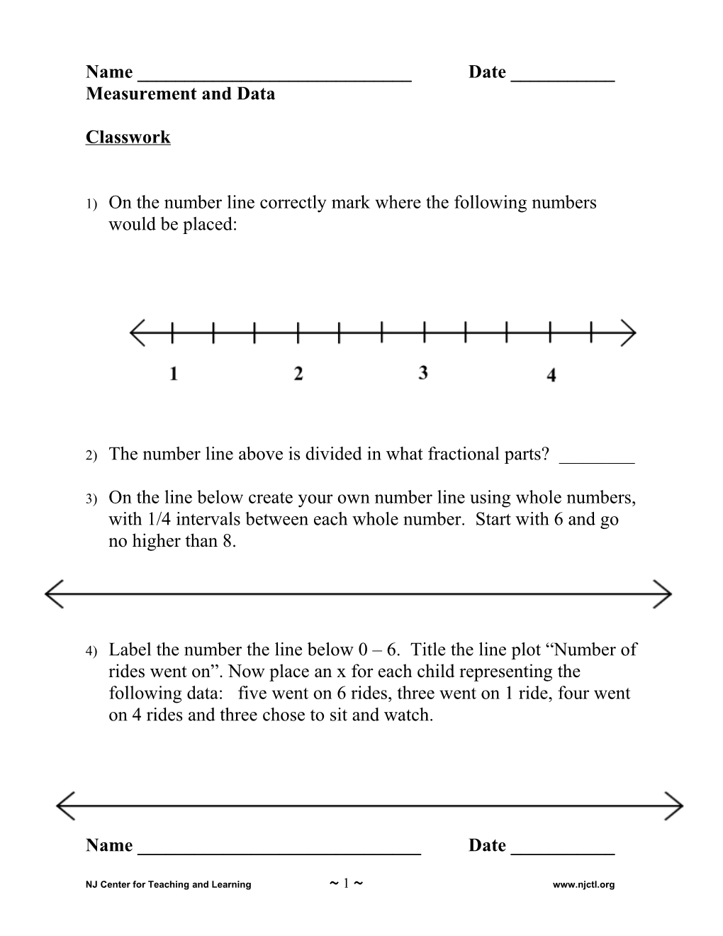 Measurement and Data