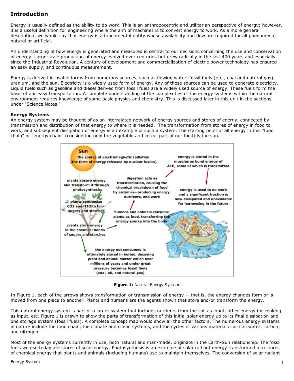 Energy Is Usually Defined As the Ability to Do Work. This Is an Anthropocentric and Utilitarian