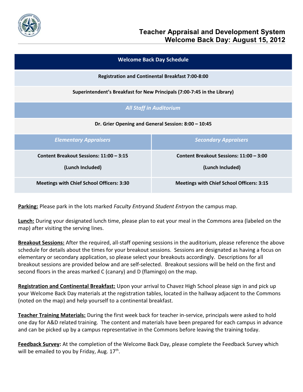 Teacher Appraisal and Development System