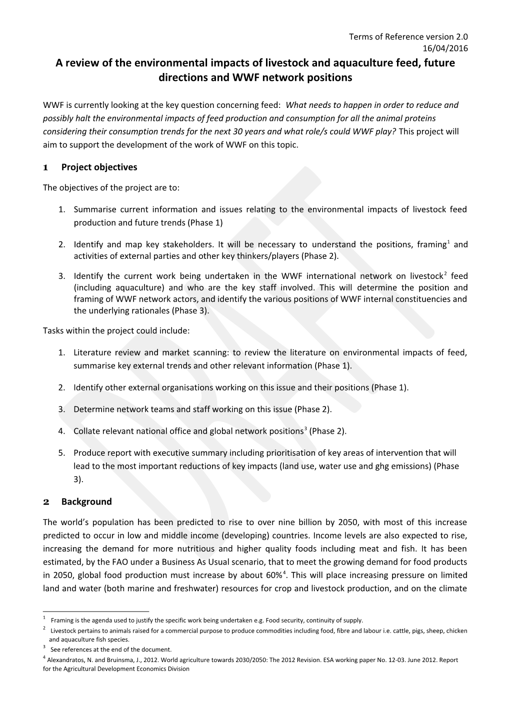 A Review of the Environmental Impacts of Livestock and Aquaculture Feed, Future Directions