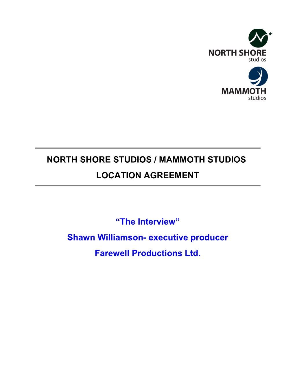 North Shore Studios / Mammoth Studios