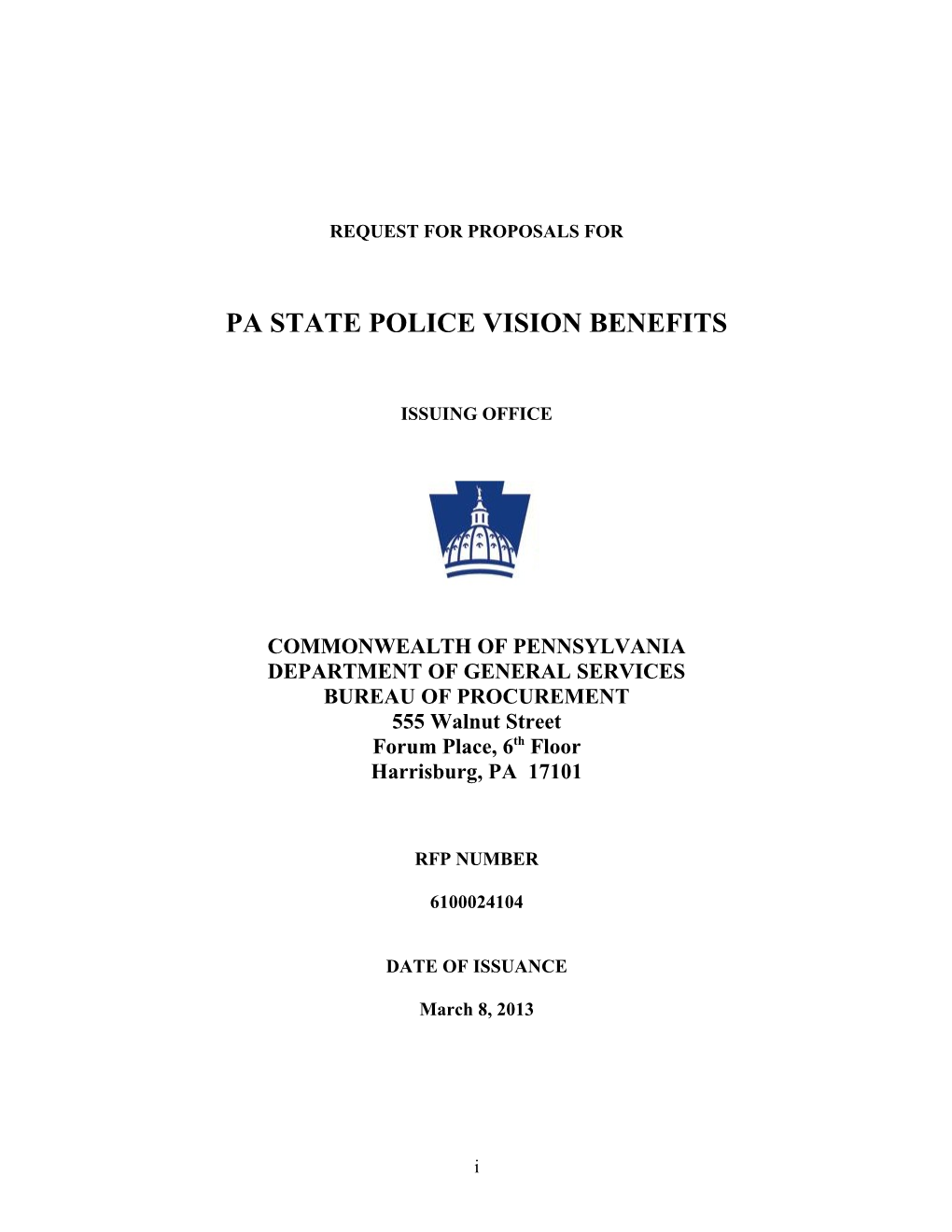 Pa State Police Vision Benefits