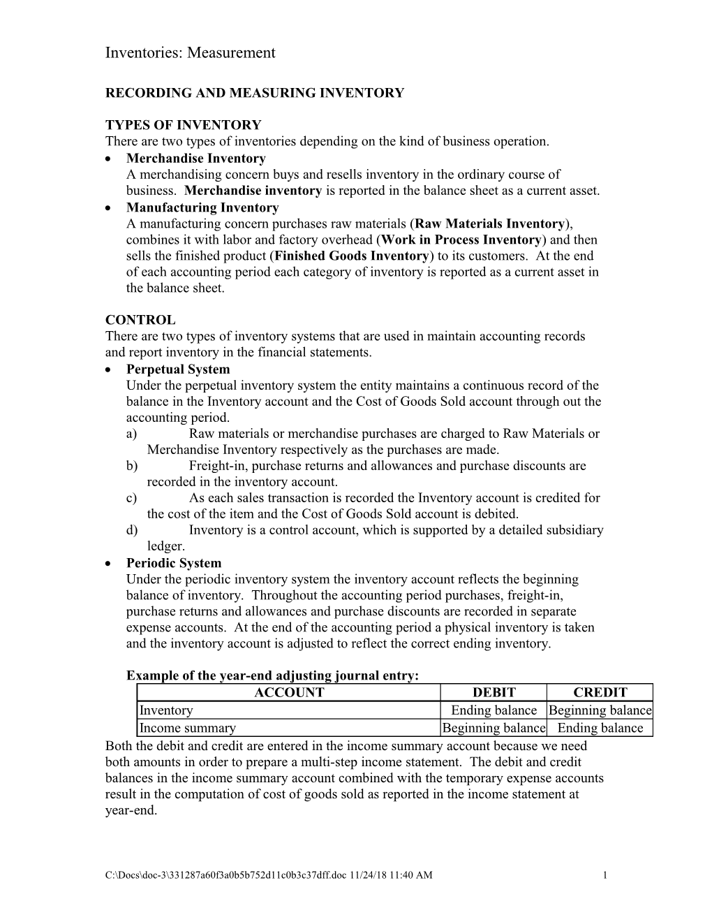 Financial Accounting Environment