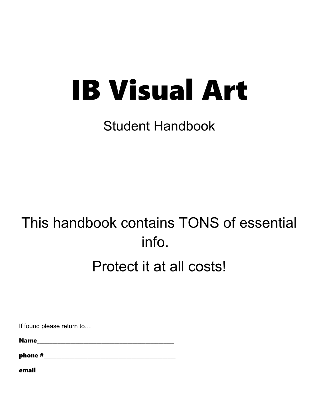 IB Visual Art