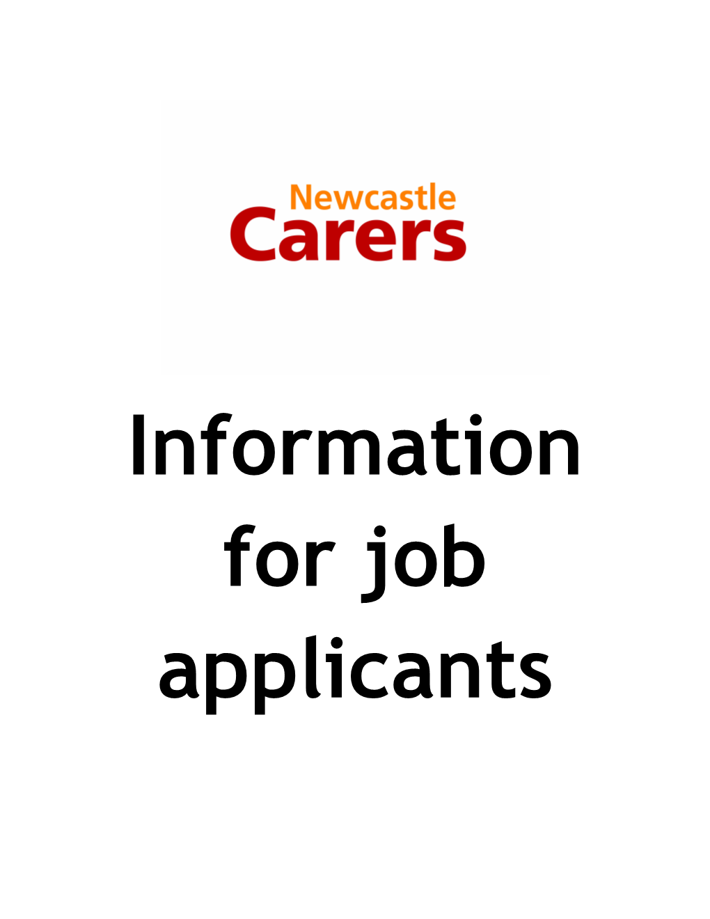 Information for Job Applicants