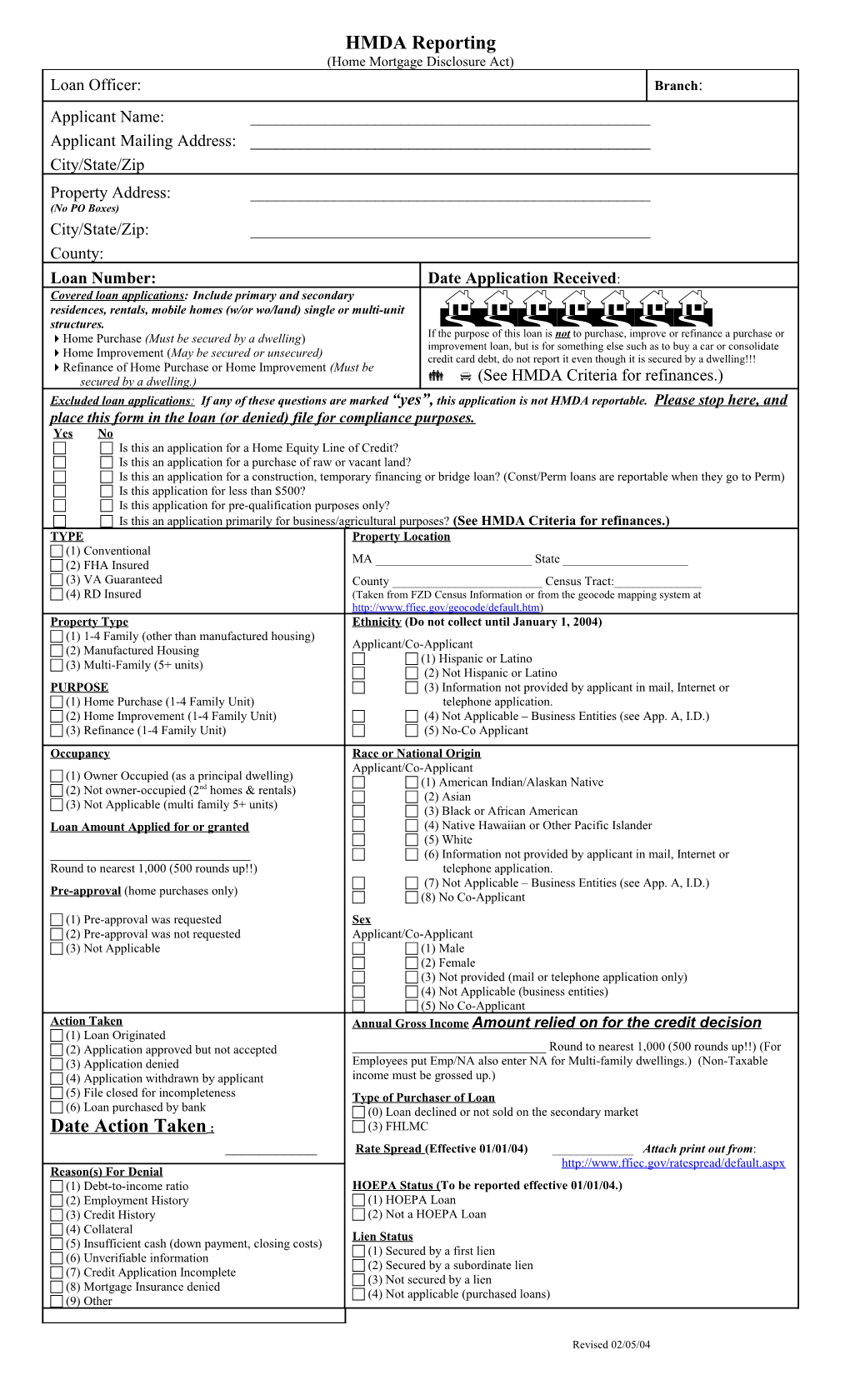 Refinance of Home Purchase Or Home Improvement(Must Be Secured by a Dwelling.)