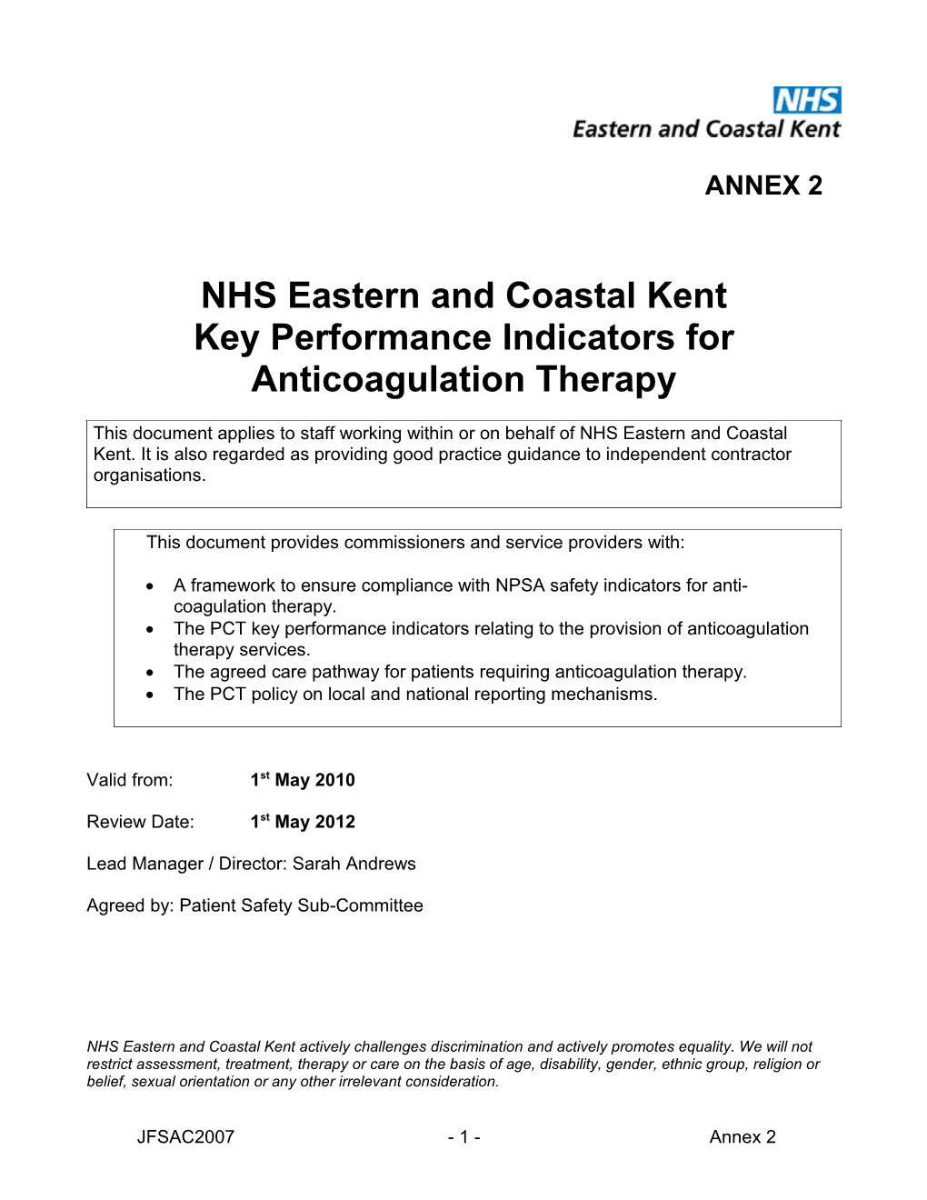 NHS Eastern and Coastal Kent