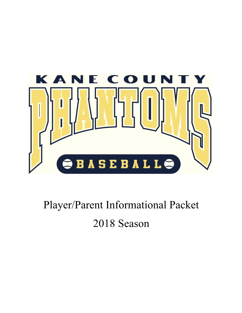 Player/Parent Informational Packet