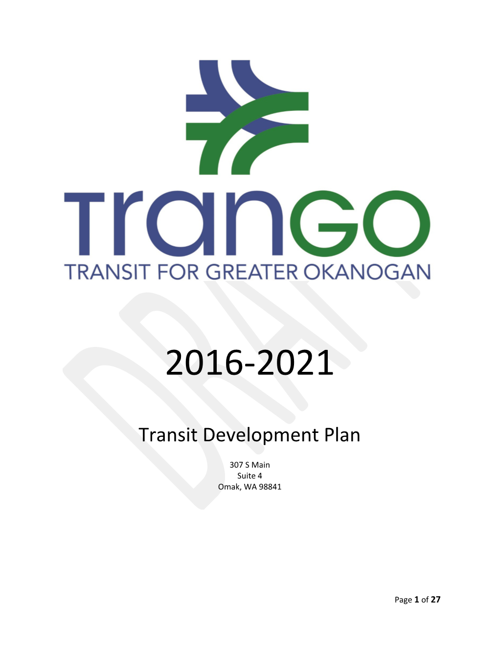 Transit Development Plan