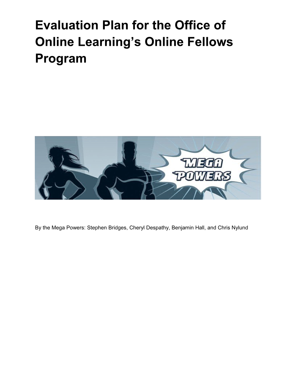 Office of Online Learning S Online Fellows Program 1