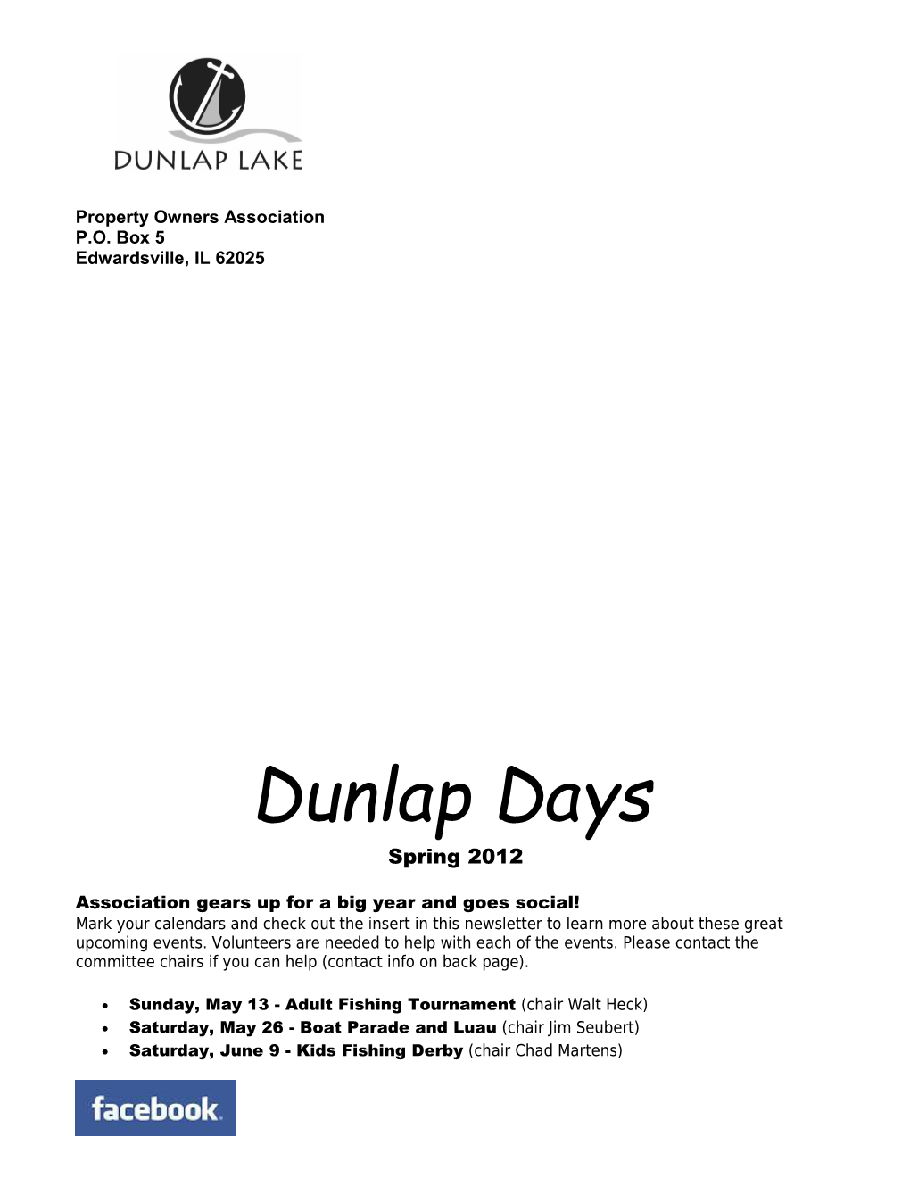 Dunlap Lake Property Owners Association