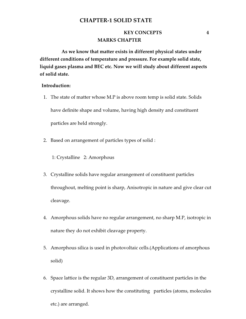 Chapter-1 Solid State