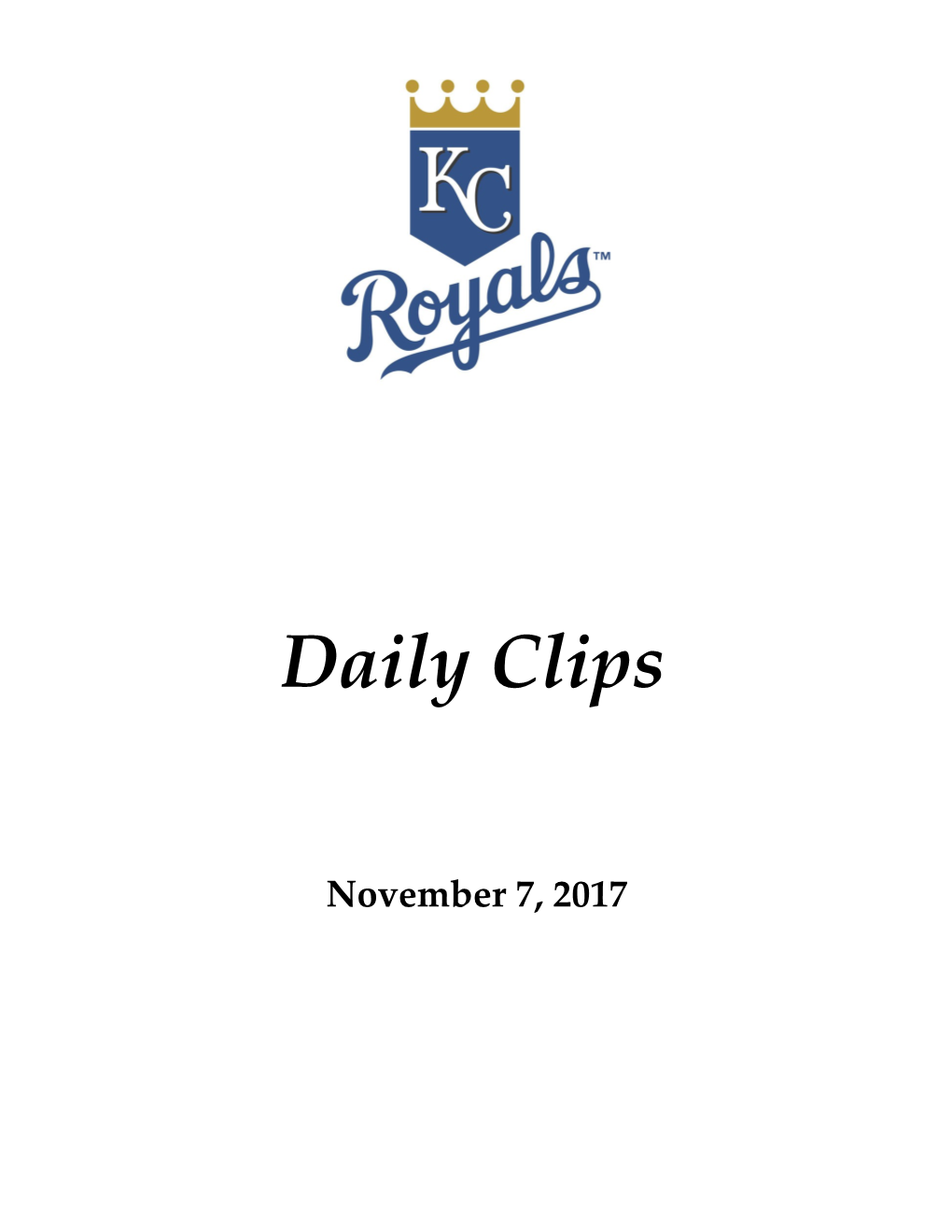 Royals' Core Group Heads for Free Agency