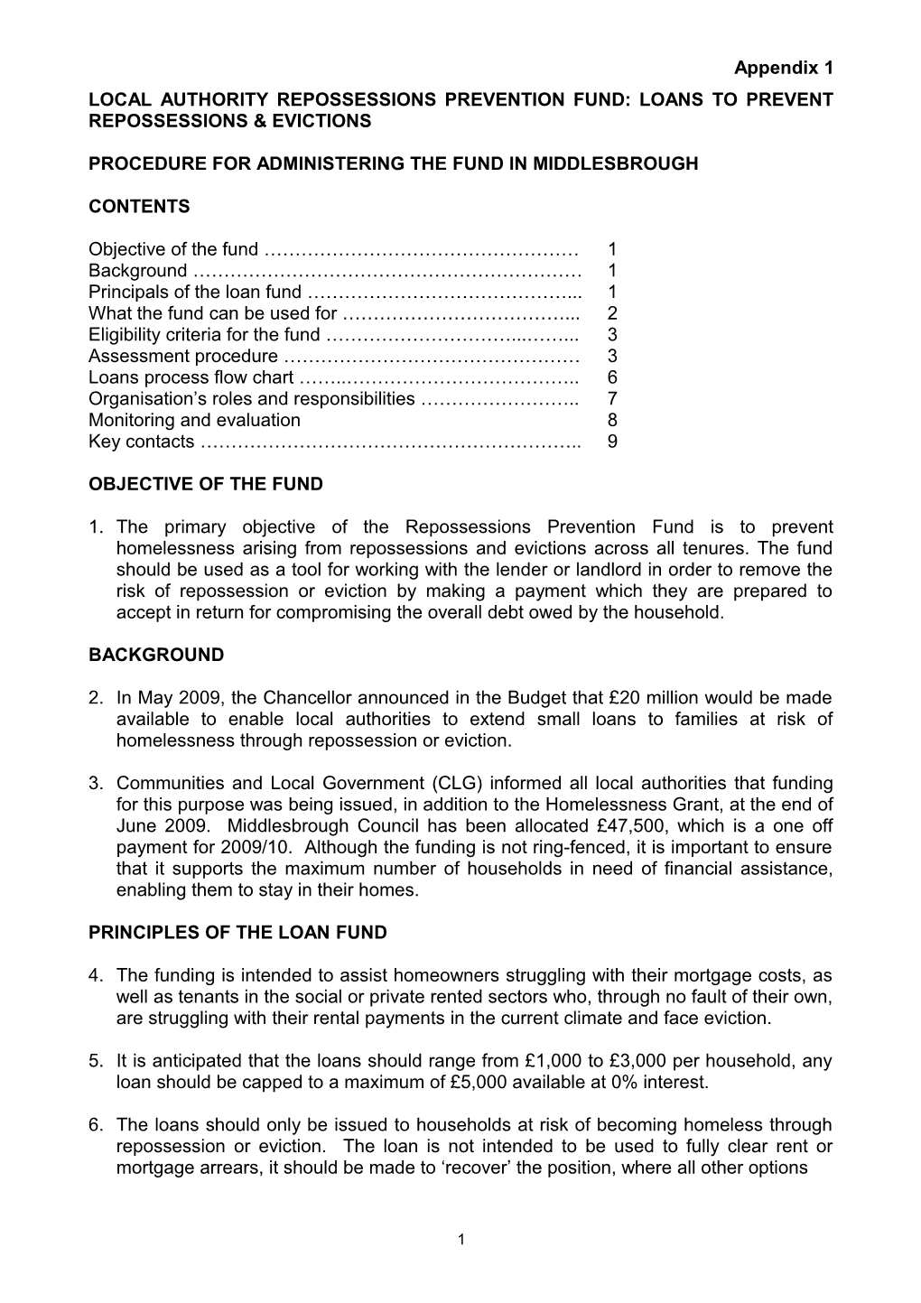 Local Authority Repossessions Prevention Fund: Loans to Prevent Repossessions & Evictions