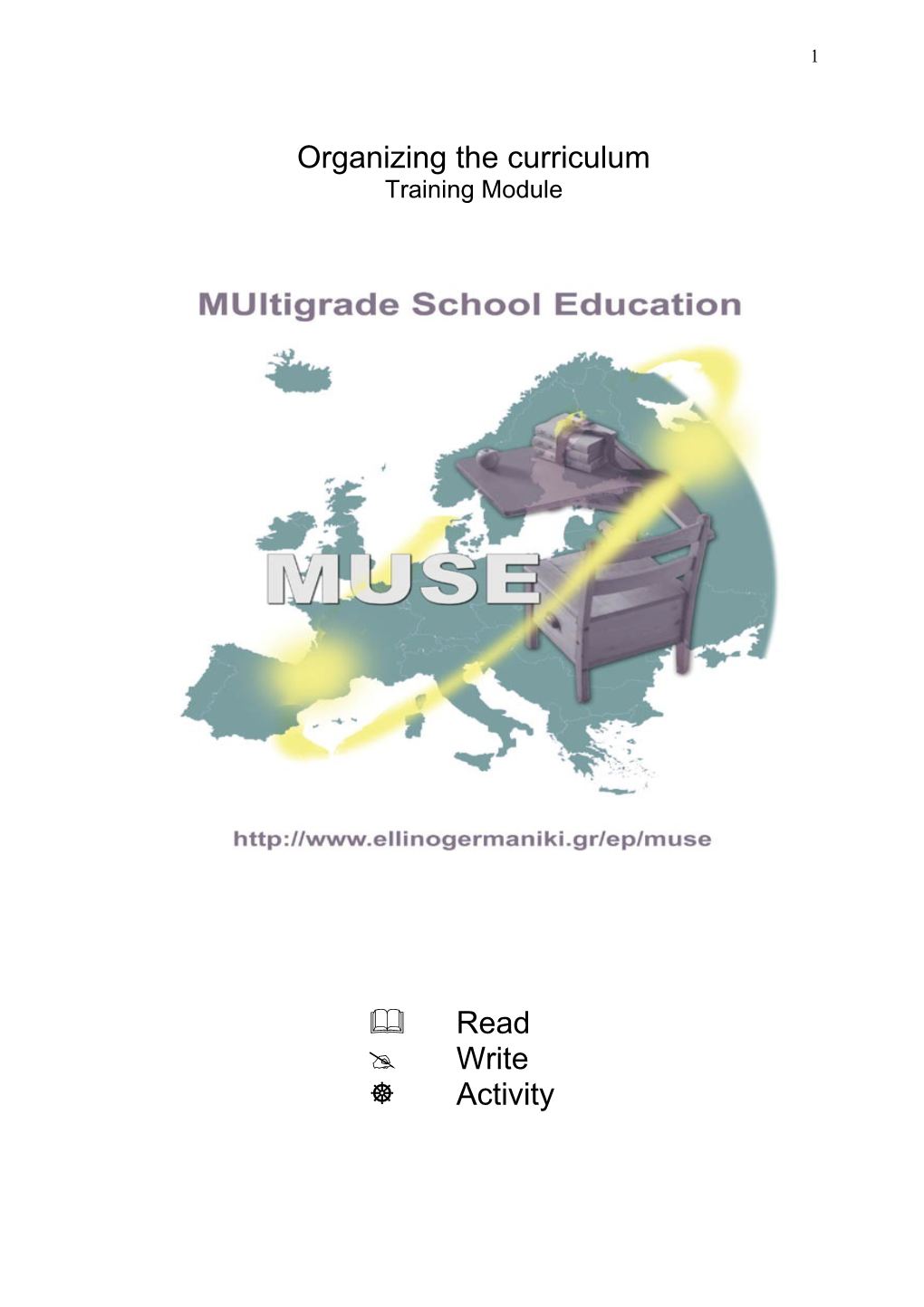 Organizing the Curriculum