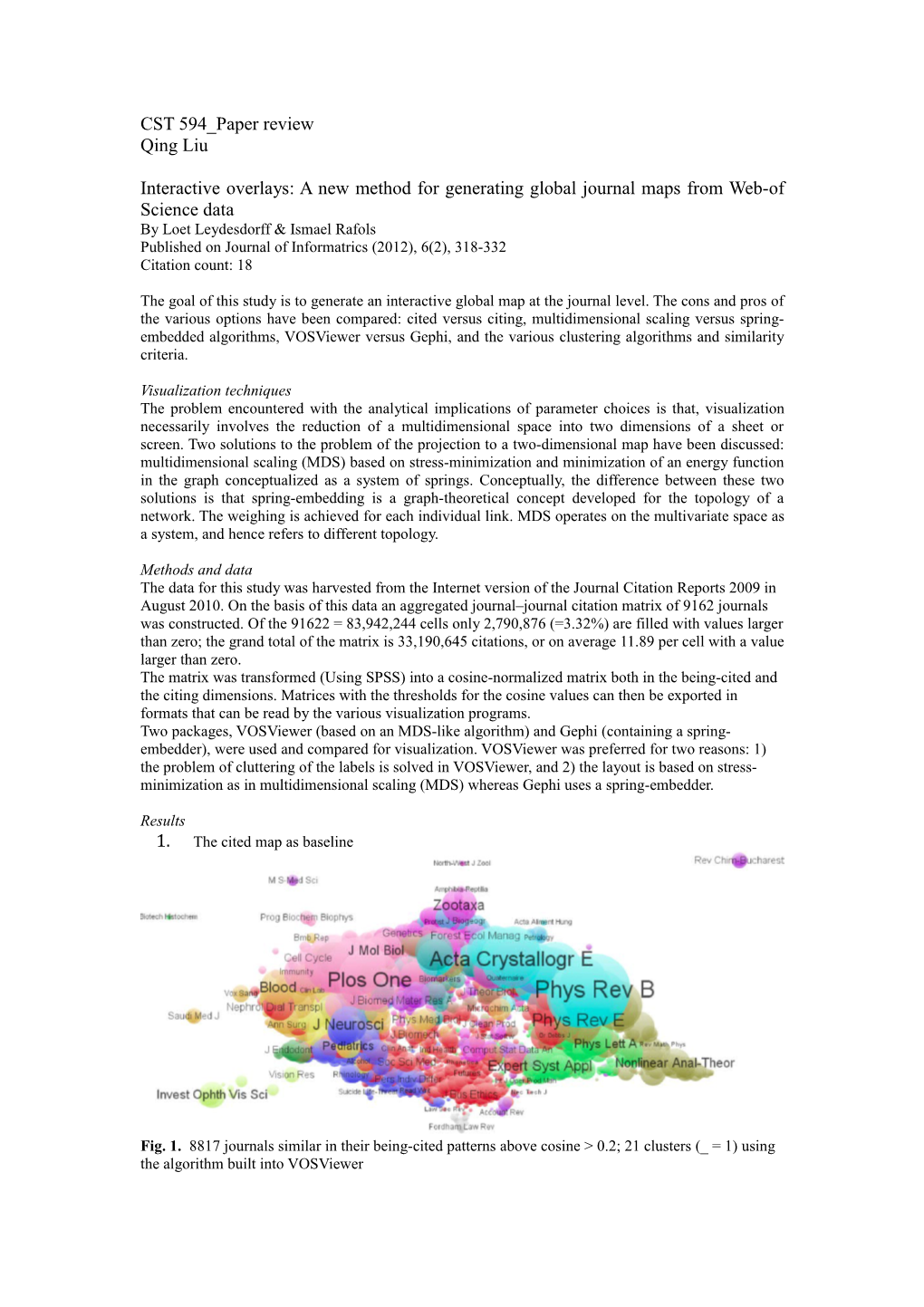 CST 594 Paper Review