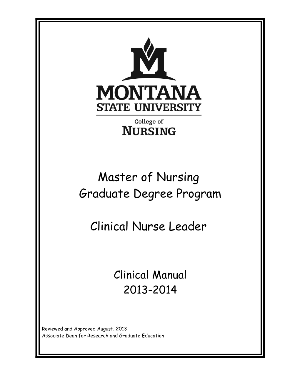 Master of Nursing