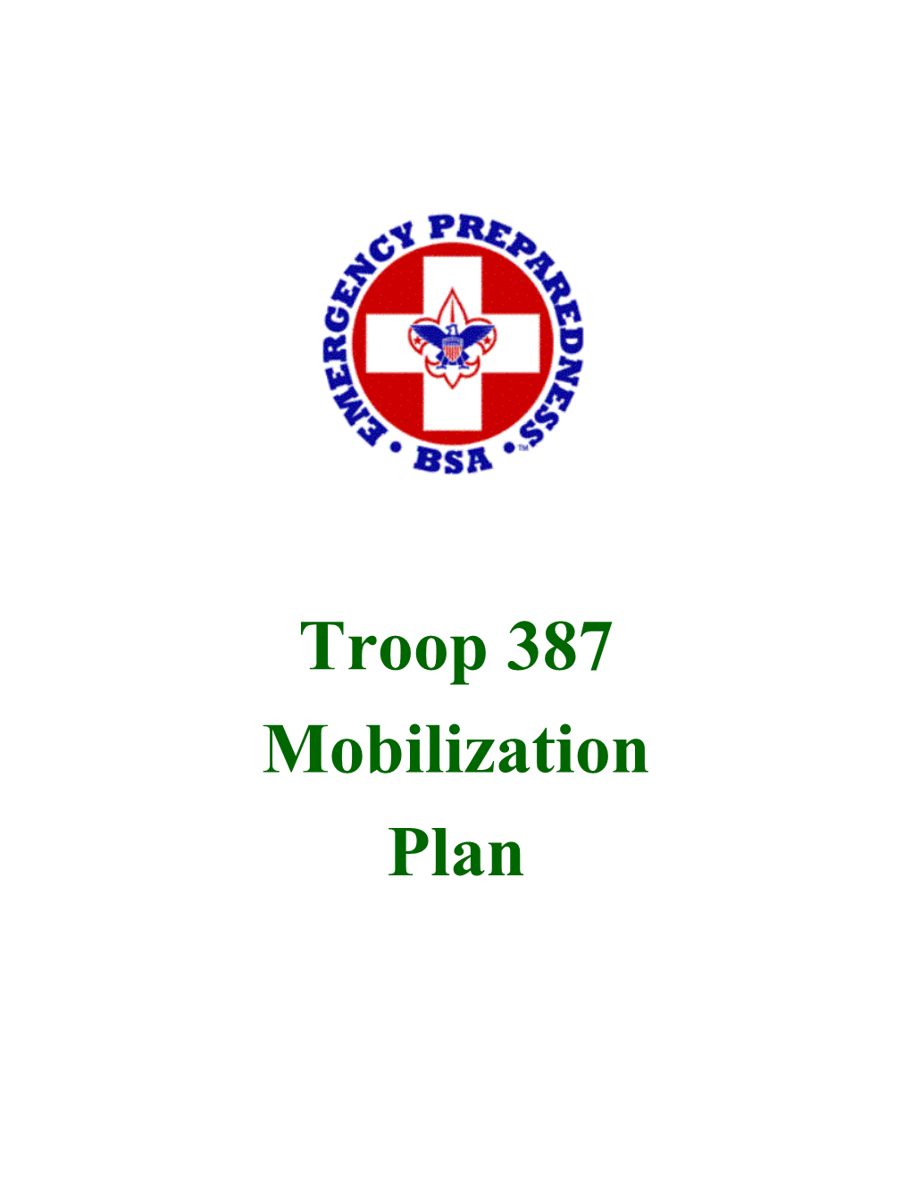 Troop Mobilization Plan