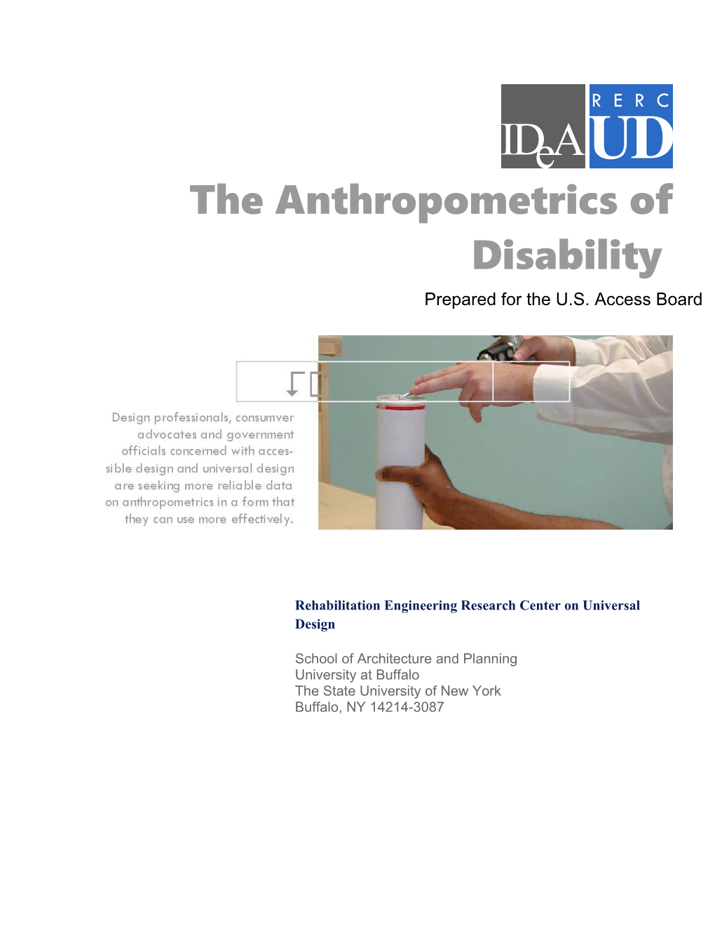 The Anthropometrics of Disability