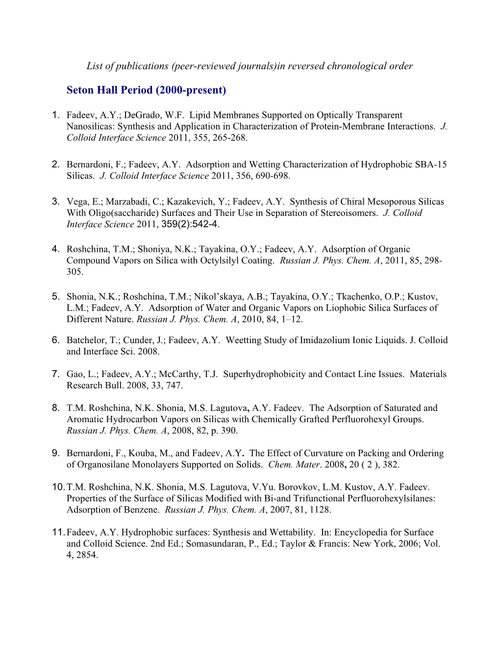 Paper Published in Peer-Reviewed Journals (Reversed Chronological Order)