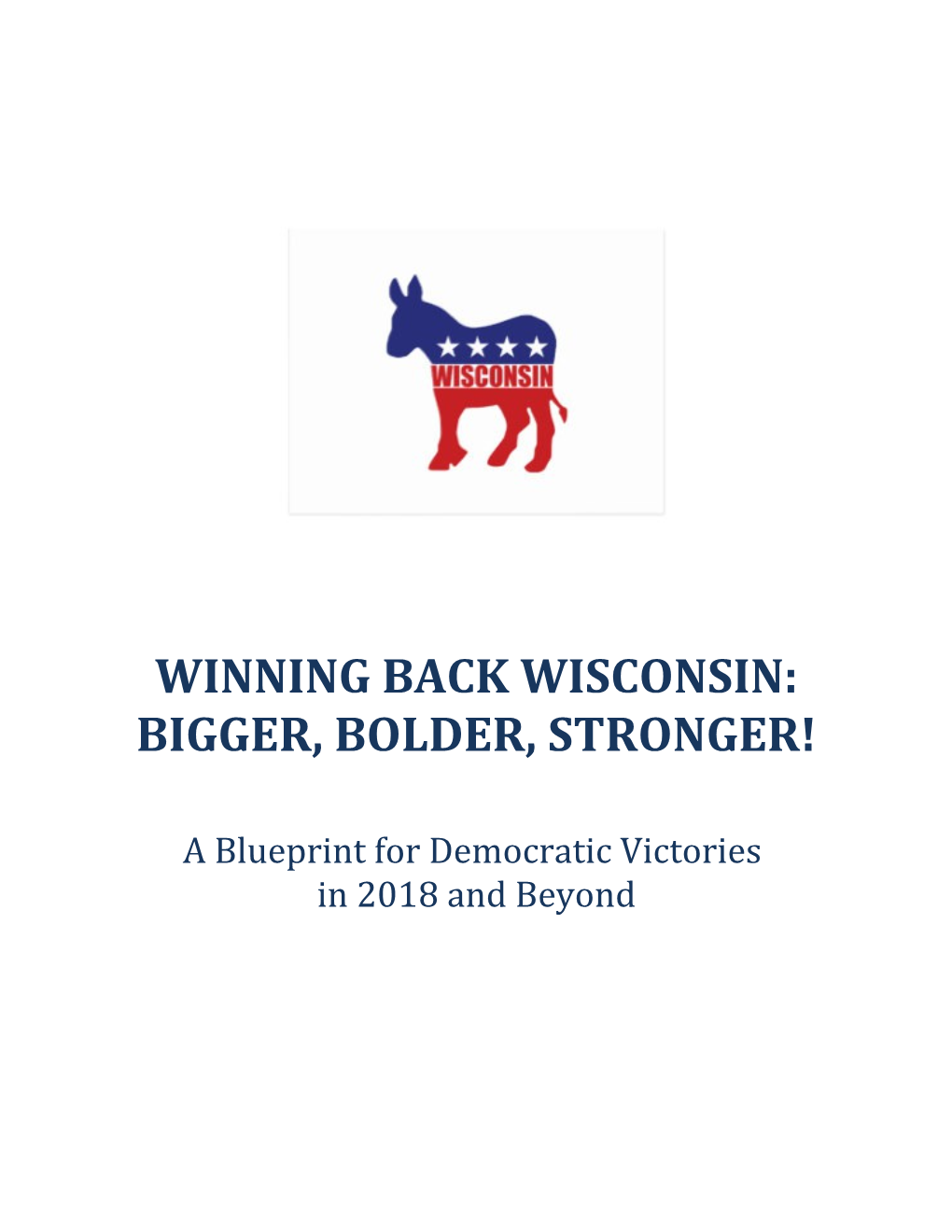 Winning Back Wisconsin