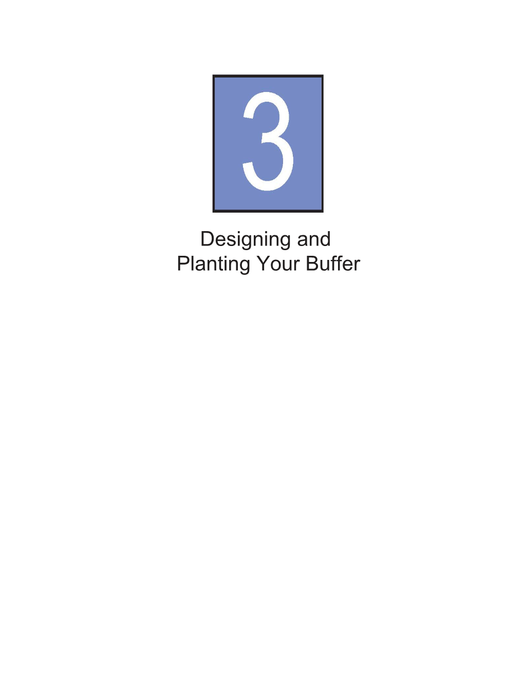 Designing and Planting Your Buffer