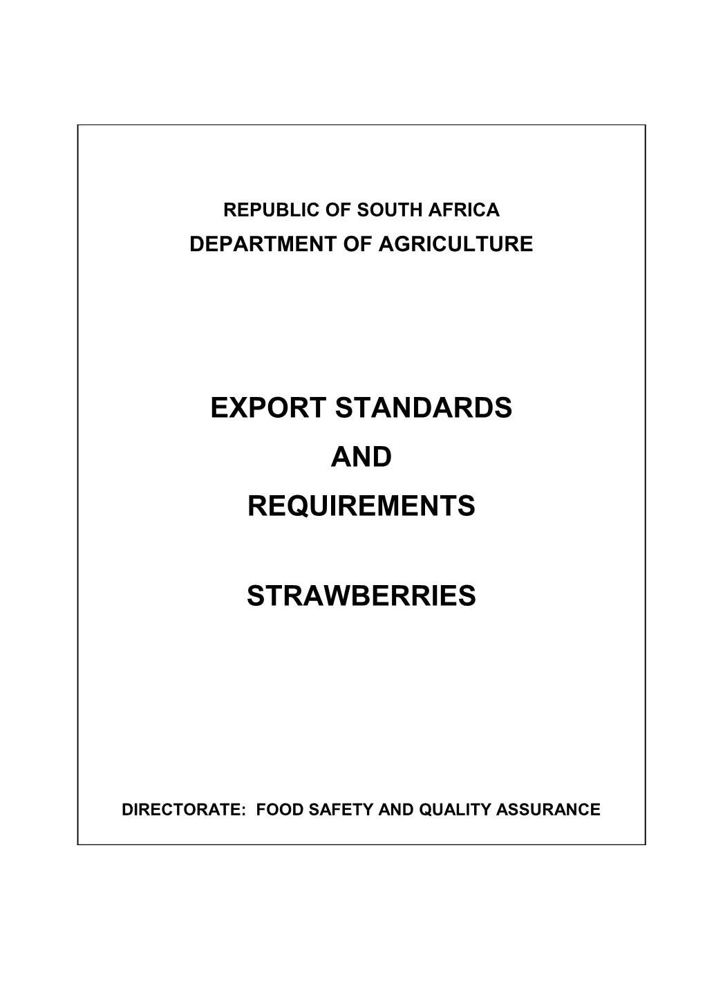 AGRICULTURAL PRODUCT STANDARDS ACT, 1990 (ACT No. 119 of 1990)
