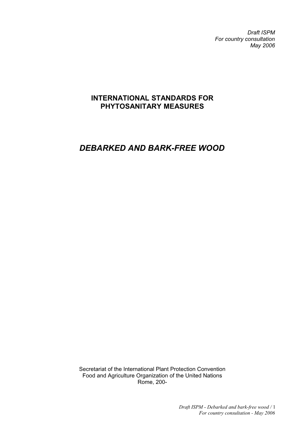 International Standards For